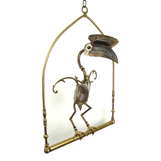 Jessica Joslin's Whimsical Sculptures from Animal Bones #sculpture