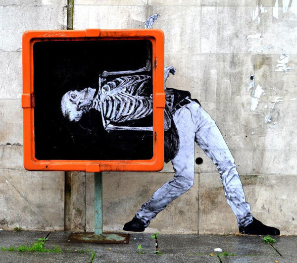 Street x-ray #graffiti #art