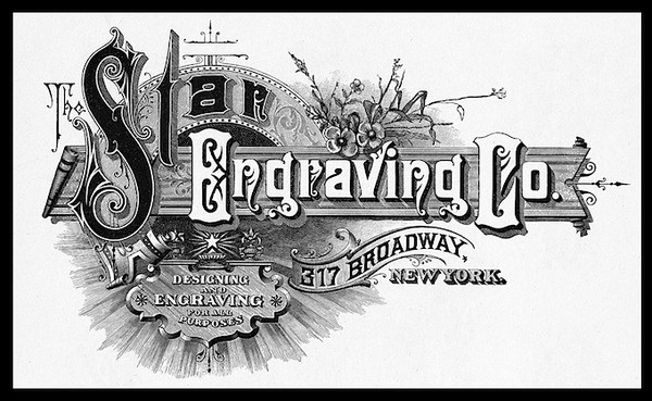 StarEngraving150 #type #old #design