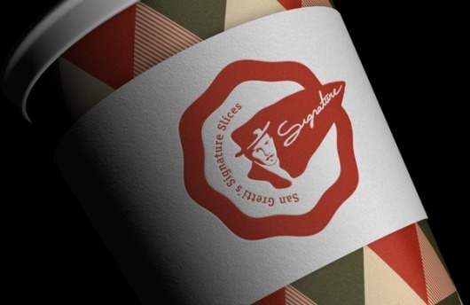 San Gretti´s Signature Slices Visual Identity on the Behance Network #packaging #logo #identity