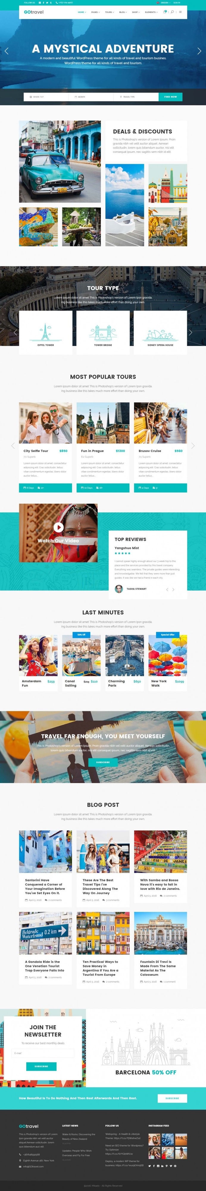 GoTravel – A Travel Agency & Tourism