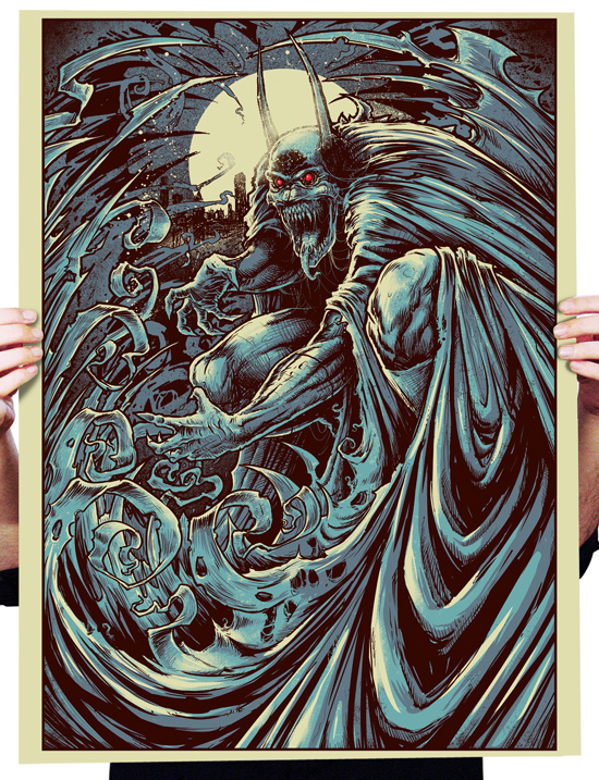 creepy-batman-art-by-godmachine-batman #superhero #dc #cape #gothic #horror #knight #batman #illustration #bat #comics #dark