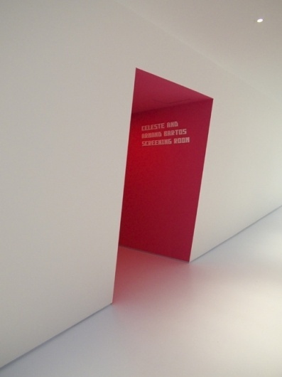 Graphic Design & Tattoos #white #red #sign #door #exhibition