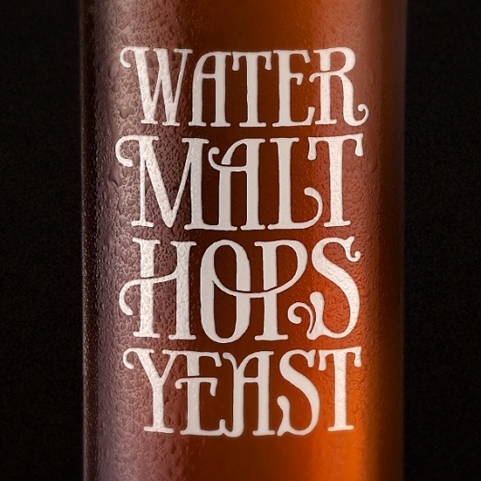 Water, malt, hops and yeast | Coffee made me do it #malt #water #coffeemademedoit #typography