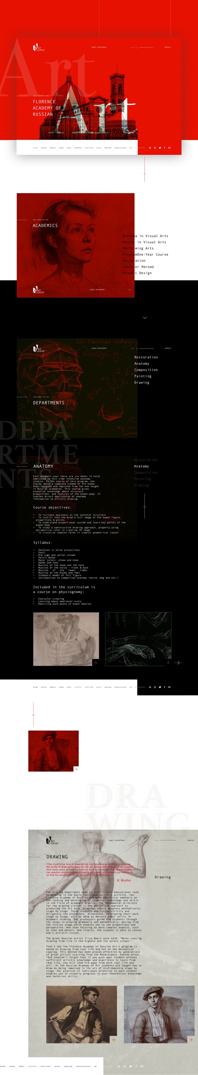 Florence Academy Of Russian Art — Concept