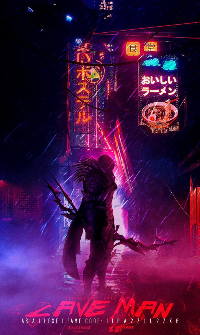 Black Desert Mobile – Fletcher Cyberpunk Theme by EmanVspin