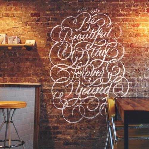 Forever Young - 📷by @drewcoffman / @unsplash - #theweeknd #lettering #cafeshop #handlettering #typegang #50words #slowroastedco #bftype #