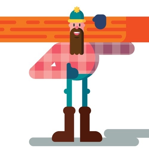 TYLER NICKELL #geometric #people #illustration #minimal #face #character