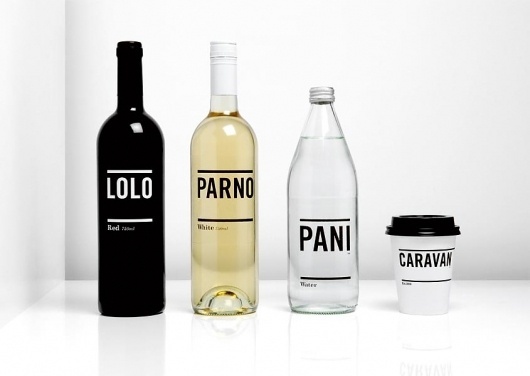 Inhouse #zealand #caravan #packaging #typography #design #minimal #drinks #inhouse #new