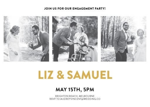 Photocards - Engagement Invitations #paperlust #engagement #invitations #engagementcards #engagementinvitation #design #digitalcards #foils
