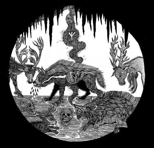 tumblr_m4uo0y7XaR1qcolt7o1_1280.jpg (1280×1227) #ink #white #and #black #skulls #animals
