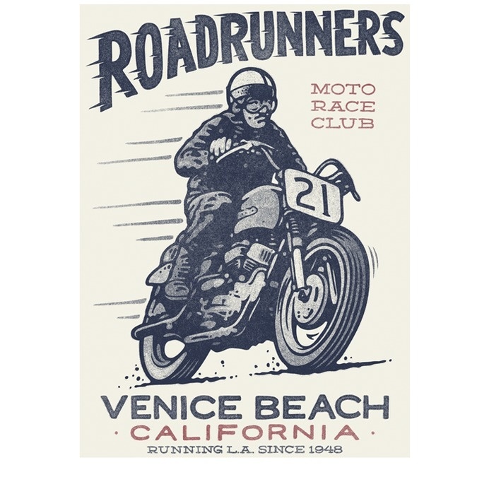 Damian King #type #typography #illustration #motorcycle