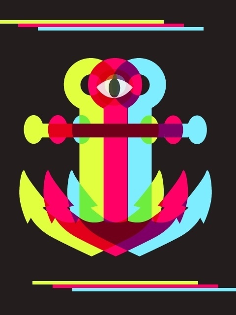 anchor3d on the Behance Network #eye #anchor #color #rgb