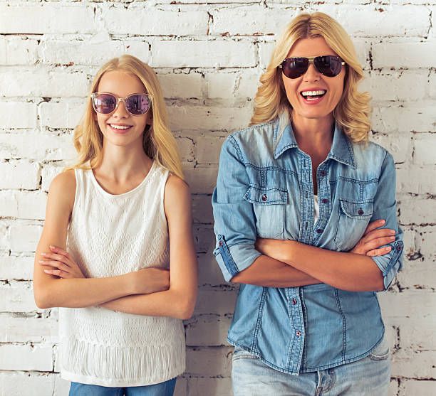 Mom and daughter