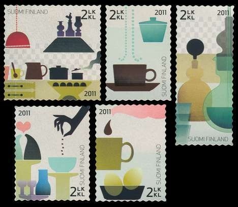 Click For Larger REPRESENTATIVE Image #stamps #kitchen #design #illustration
