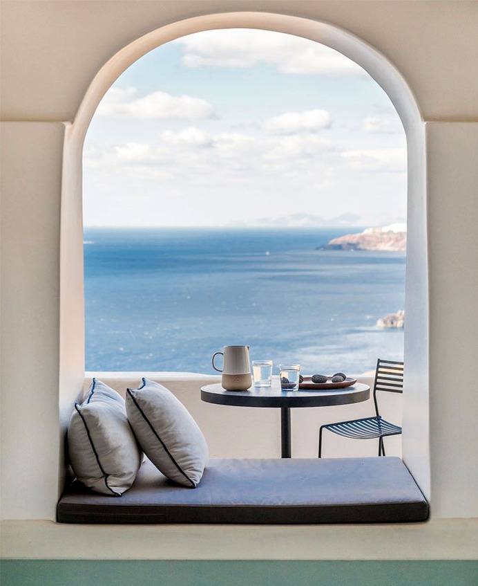 Full Renovation and Redesign of the Porto Fira Suites in Santorini