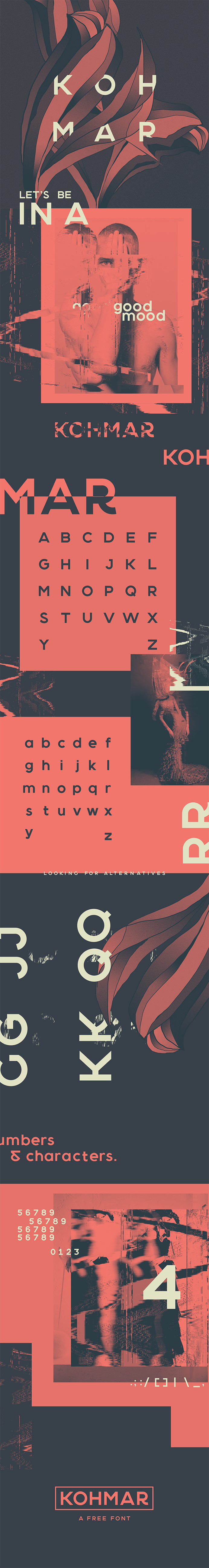 KOHMAR FONT on Behance