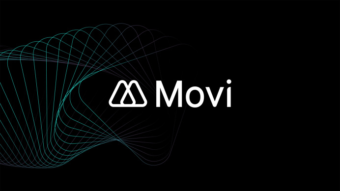 Movi Logo Lock-up #logo #identity #branch #movi #branding