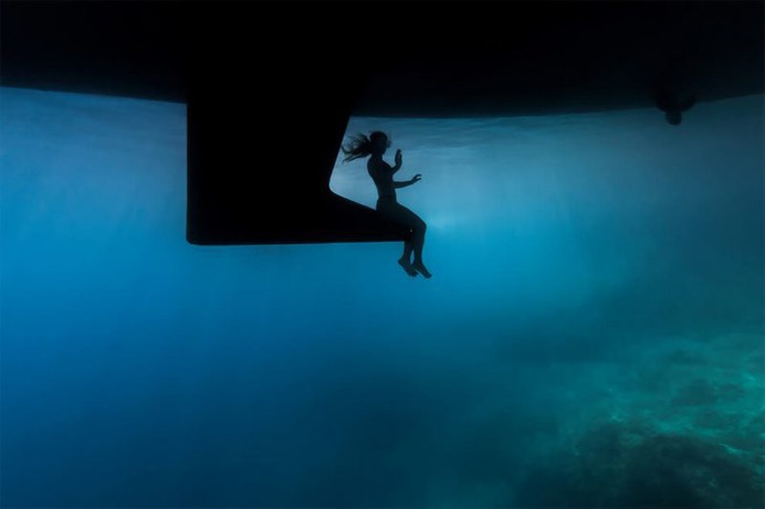 My place under the boat by Matej Bergoc