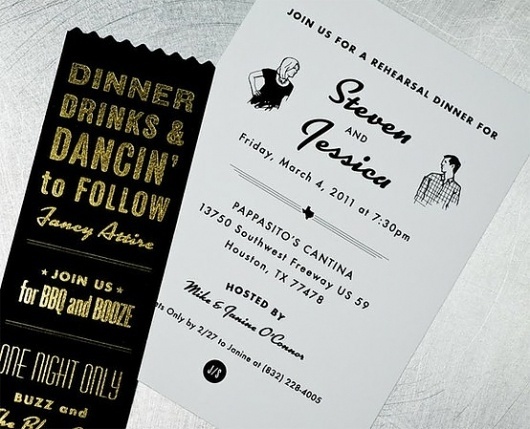 Design Style / Jessica & Steven Wedding Invitation - FPO: For Print Only #fghfh