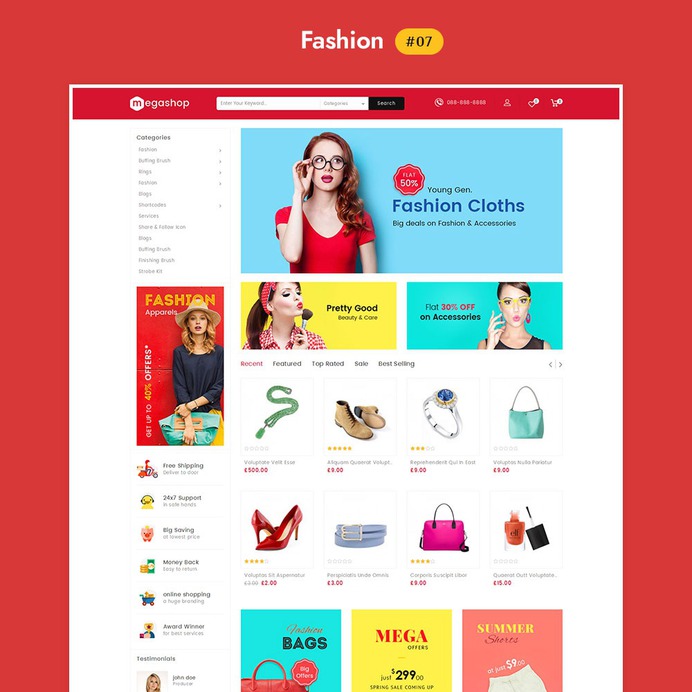 Mega Shop - WooCommerce Multi-Purpose Responsive Theme | TemplateTrip
