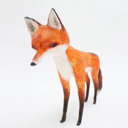 Abigail Brown: creature textile designer extraordinaire animals #sculpture #paper #fox