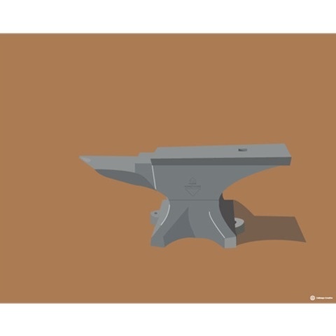 Make Something #creative #vector #make #design #graphic #cabbage #something #anvil