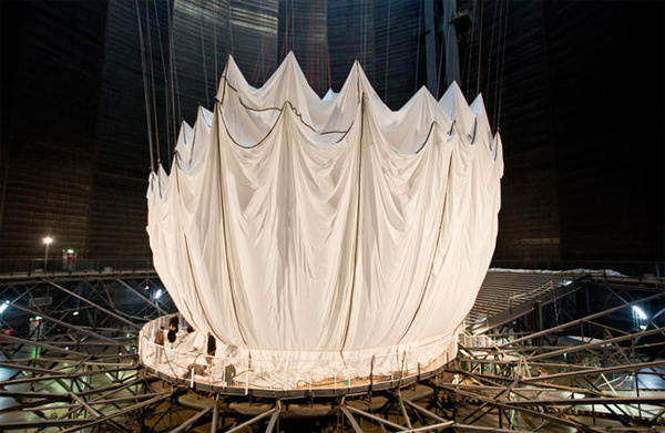 Big Air Package: The Largest Inflated Envelope in History by Christo #dome #inflated #installation