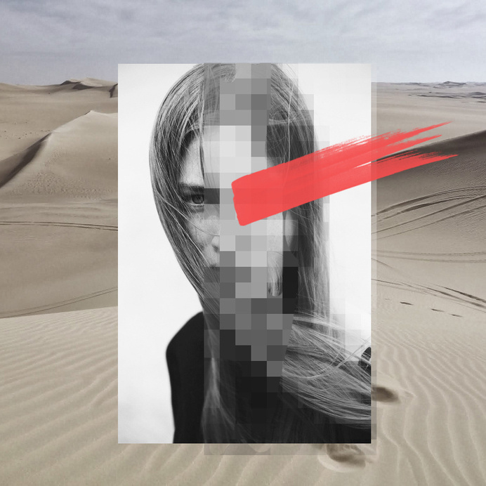 IN KEEPING WITH TIMES - Rosco Flevo #album #flevo #woman #rosco #artscumantics #music #paint #concept #postartfuckery #art #brush #fashion #pixels #desert