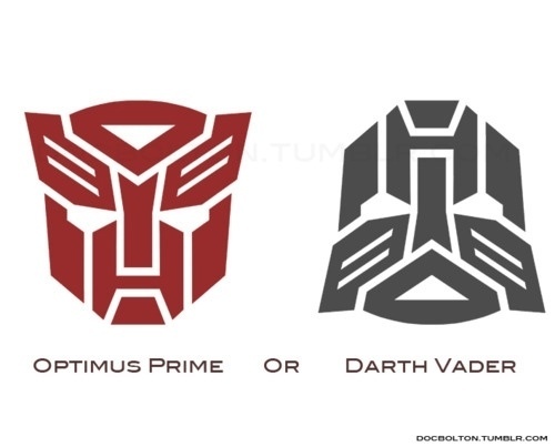 Optimus Prime Or Darth Vader | Pic | Gear #darth #vader #prime #optimus