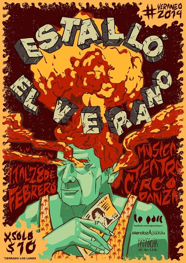 Summer Poster #heat #explotion #culture #hot #summer #poster