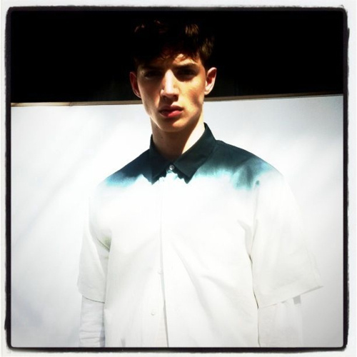Ombré look at Phillip Lim S/S 2012 presentation #phillip #fade #lim #shirt #fashion