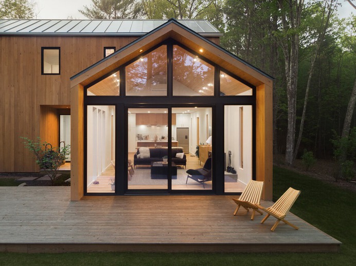 Chalet Perche in Kerhonkson, NY by Studio MM Architect