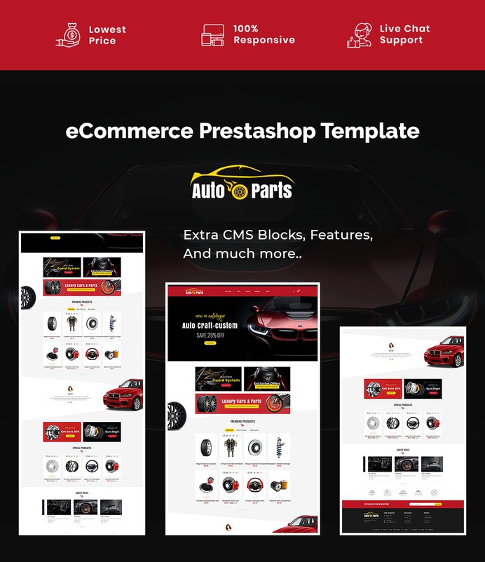 #Auto #Parts & #Automotive Store - #Prestashop #Responsive #Theme | #TemplateTrip #eCommerce #Website #Template