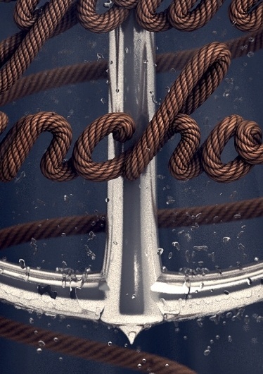David McLeod #anchor #illustration #typography