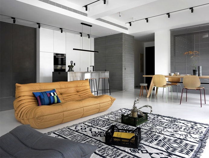 Modern and Trendy Space with Ethnic Elements by 2BOOKS design - InteriorZine #decor #interior #home