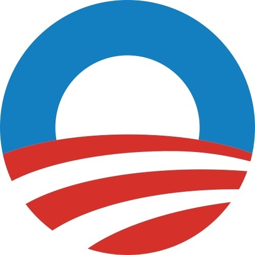 Obama logomark #political #hope #america #election #logo #obama