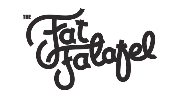 Fat Falafel #lettering #type #braning #logo #hand