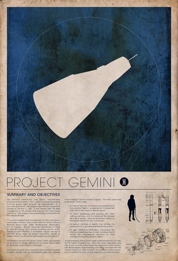 Space Race - Astronaut on the Behance Network #justin #van #genderen #space #vintage #poster