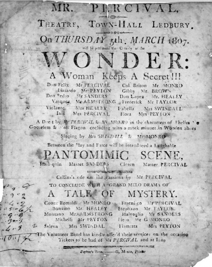 Nineteenth Century Theatre in Ledbury #of #advertisng #the #turn #vintage #century
