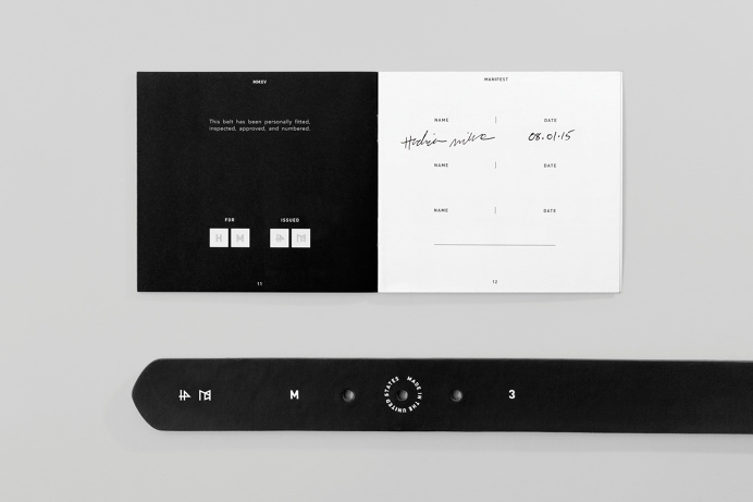 Upton Belts by Wedge and lever. #Packaging