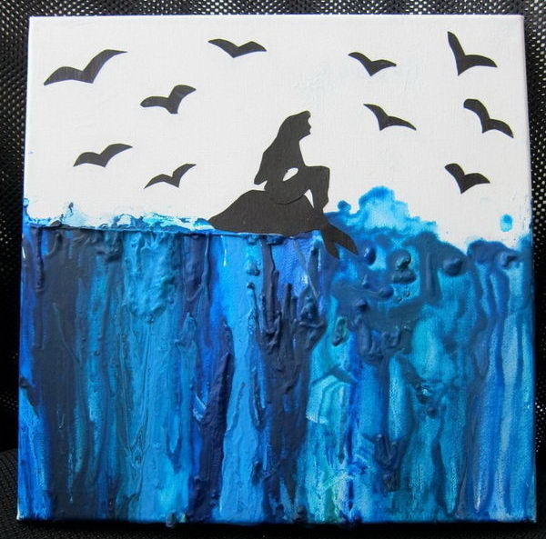 30+ Cool Melted Crayon Art Ideas #crayon #melted #art