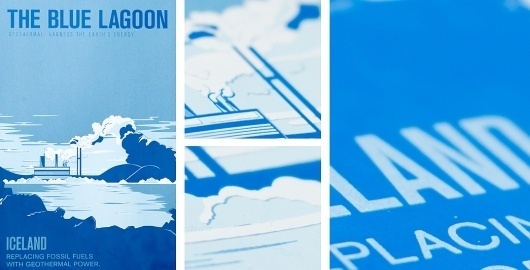 Energy Awareness Posters : Adam Casey Design #design #screen #printing #illustration #typography