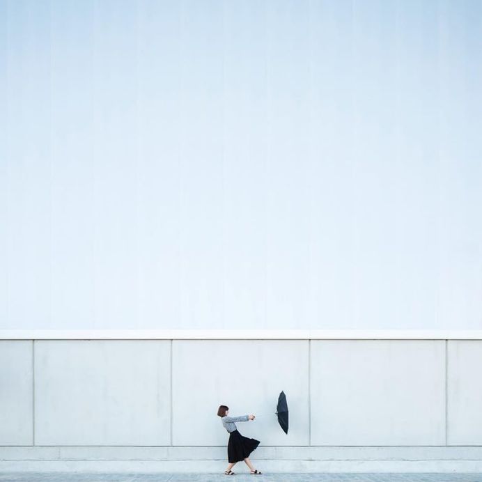 Architectural Self-Portraits by Photography Duo Daniel Rueda and Anna Devís