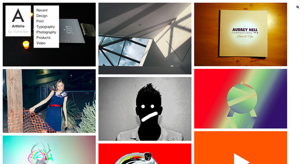 Artfolio - Minimal Portfolio Theme for WordPress #portfolio #design #based #website #grid #photography #minimal #art #wordpress