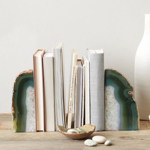 Agate Bookends, West Elm