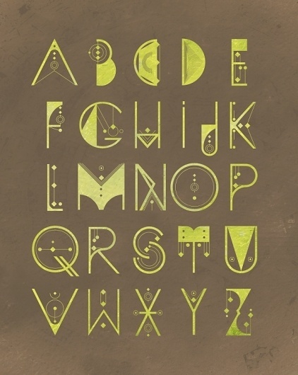 ALQUIMIA TYPE on the Behance Network #poster #typography