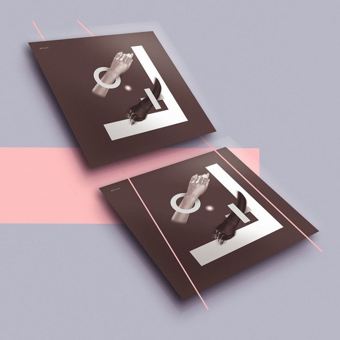 vinyl cover "2h -do anything-" #leggo #cover #vinyl #hands #abstract #japan #abstract #blur #print