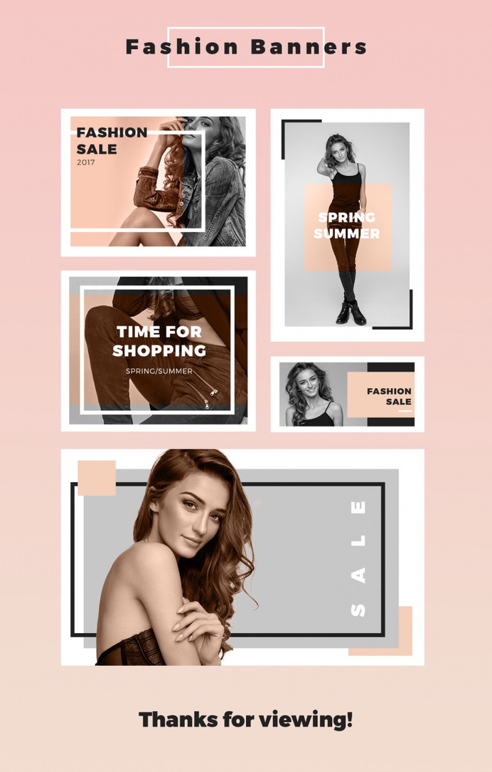 Fashion Banners Collection