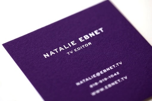 Design Work Life » Mattson Creative: Natalie Ebnet Logo & Business Cards #card #color #scissors #logo #visit